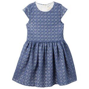 Kate Spade Kimberly Smocked Medallion Lace Dress